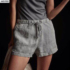 JAMES PERSE NWT LINEN BREEZE PIGMENT DRAWSTRING SHORTS. SIZE 1 (S)